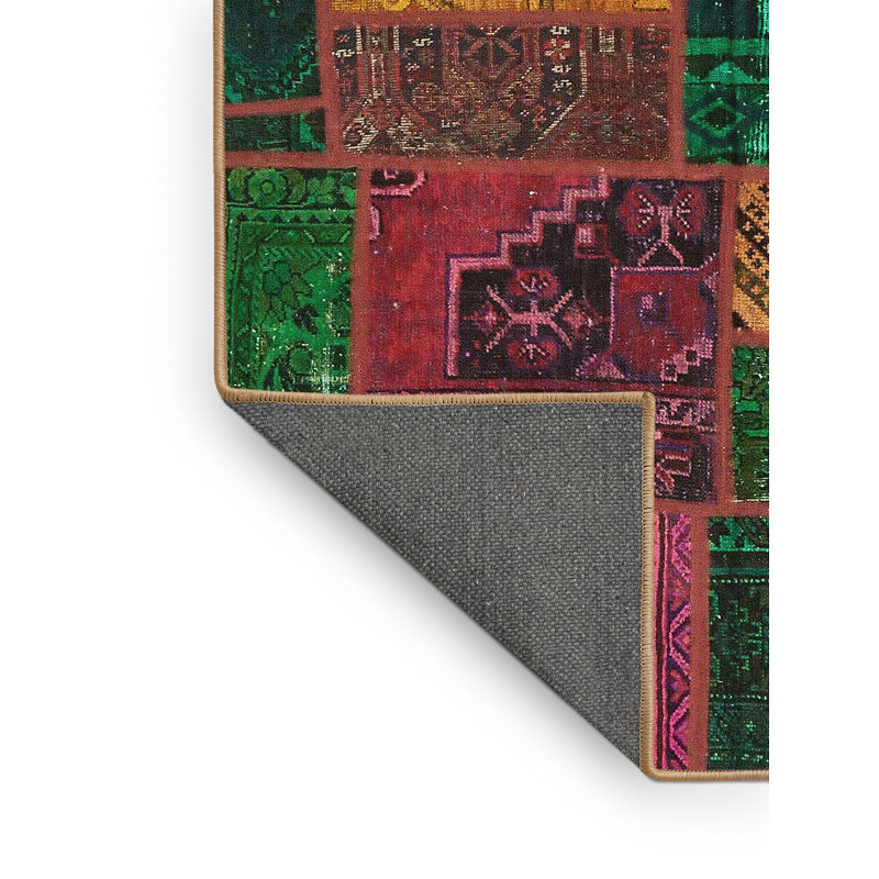 Abstract Indoor Rug, Rectangle 2' x 4'
