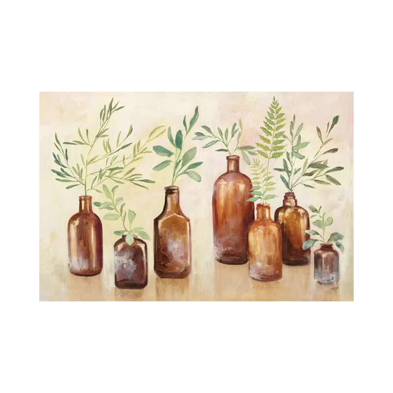 Woodland Still Life I by Julia Purinton - Painting on Canvas, Wrapped Canvas, 20.32cm H x 30.48cm W x 1.91cm D