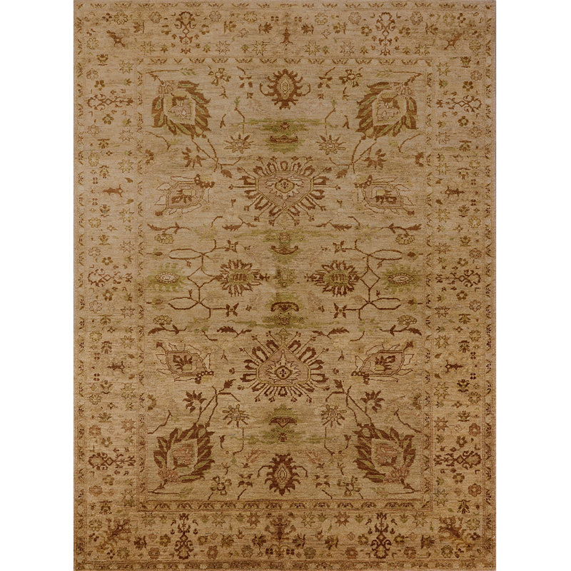 Tapis beige Newmarch, Rectangle 4 pi x 6 pi