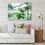 Lac - peinture sur toile-67463684-67463681