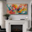 Impression d'art sur toile encadrée colorée-111666009-107118344