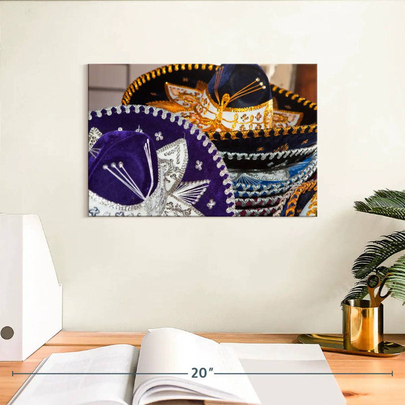 Kavia Mexican Hats, 8" H x 12" W