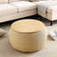 Repose-pieds rond avec rangement, fonction 2 en 1, table de bout avec repose-pieds (25,5 po x 25,5 po x 14,5 po)-2099979490