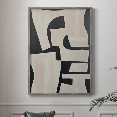 ABSTRACT Series, impression encadrée - Bois massif