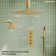 Thermostatic Shower Faucet System,16" & 6" Dual Shower Head with Rough-In Valve