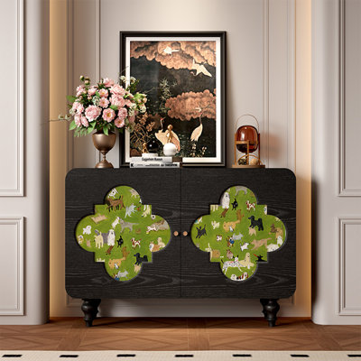 French mid-style entrance cabinet