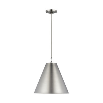 Luminaire suspendu conique à 1 lumière Camariae
