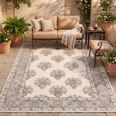 Tapis Pigweed traditionnel à motif floral intégral doré, gris et beige, antidérapant, à poils courts, pour intérieur et extérieur, adapté aux animaux domestiques, salon, chambre, salle à manger, entrée, couloir, bureau, lavable