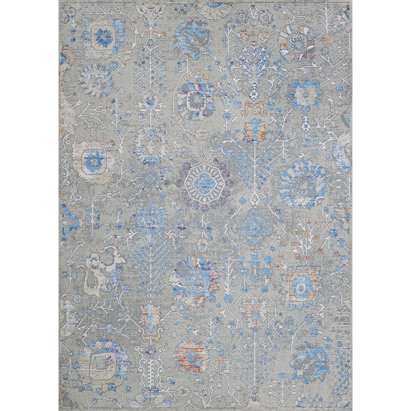 Dougray Floral Indoor Rug, Rectangle 3'11" x 5'6"