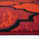 Modern Red Geometric Area Rug & Runner – Non Slip Large Living Room, Bedroom, Hallway & Kitchen Carpet