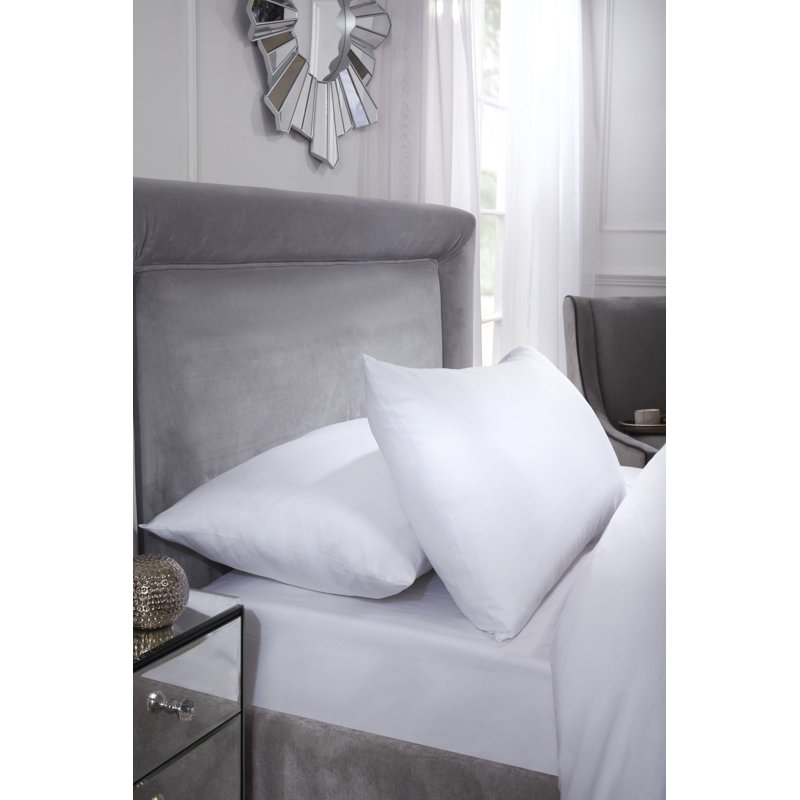 Kellan Sateen Fitted Sheet, Super King (6'), White