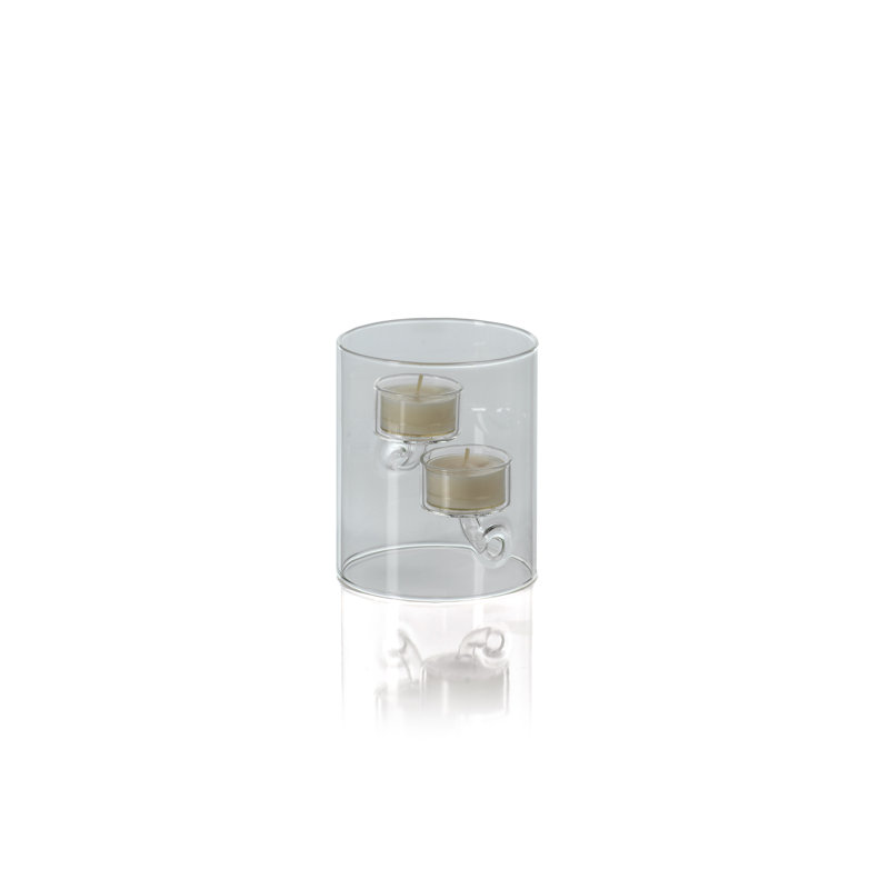 Kelly 4.75'' H Glass Tabletop Tealight Holder
