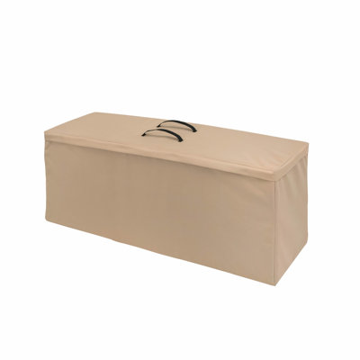 Modern Leisure Basics Patio Cushion & Cover Storage Bag, 48"L x 16"W x 22"H, Khaki