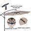 Parasol en porte-à-faux 10 pi Erbe-815474379