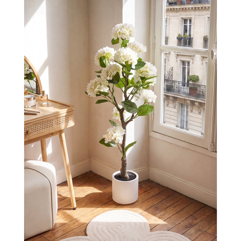 Artificial Plant HORTENSIUM 120 cm White