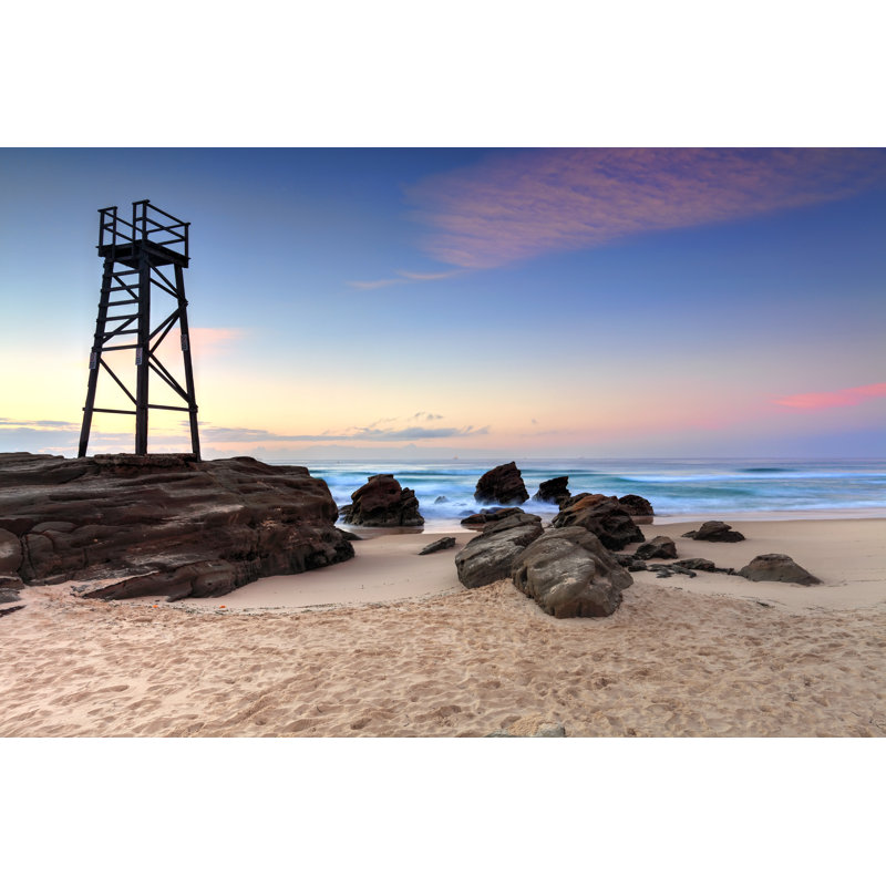 Shark Watch Tower - Wrapped Canvas Print, 30cm H x 46cm W x 3.8cm D