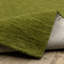 Tapis vert olive en laine fabriqué à la main Makhari-859407350