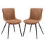 Chaise d'appoint moderne en similicuir-320652093