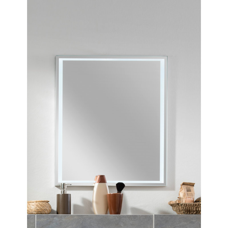 Lighted Wall Mounted Bathroom Mirror