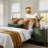 1 - Light Dimmable Flush Mounted Wall Sconce