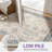 Oriental Machine Washable Performance Non-Slip Beige / Gray Indoor Area Rug-2036583158-2037044389