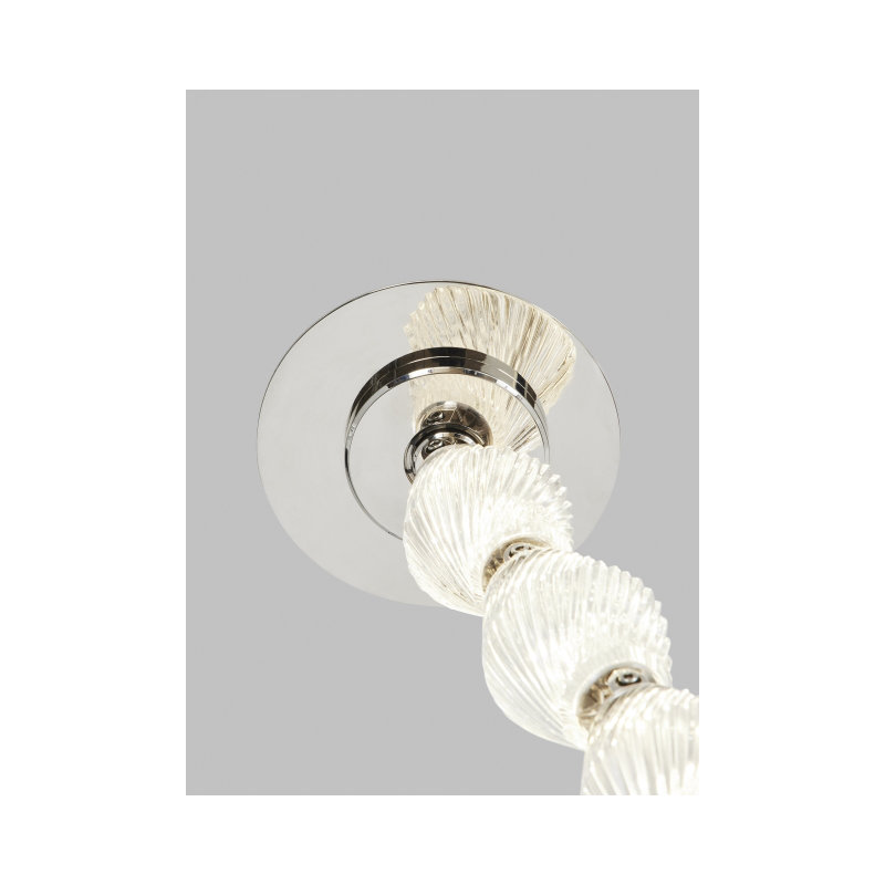 Collier 1 - Light LED Chandelier, 3000, 140.5" H x 2" W x 2" D