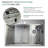 Transolid 32-in X 22-in 18-Gauge Drop-in Stainless Steel Kitchen Workstation Sink-99218980