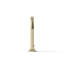 Occasion Sink with Cane Design Single Hole Bathroom Faucet with Drain Assembly-417758635