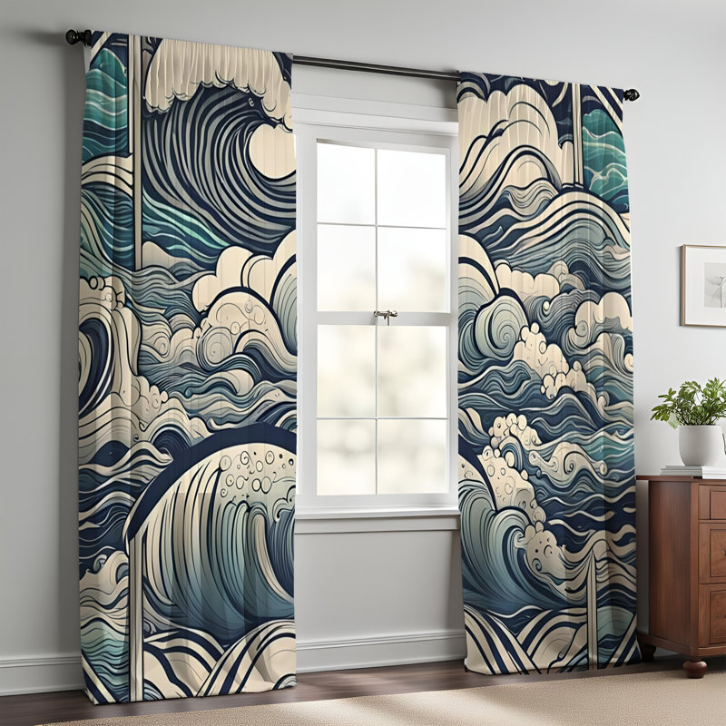 Window Curtains, 20" W x 61" L