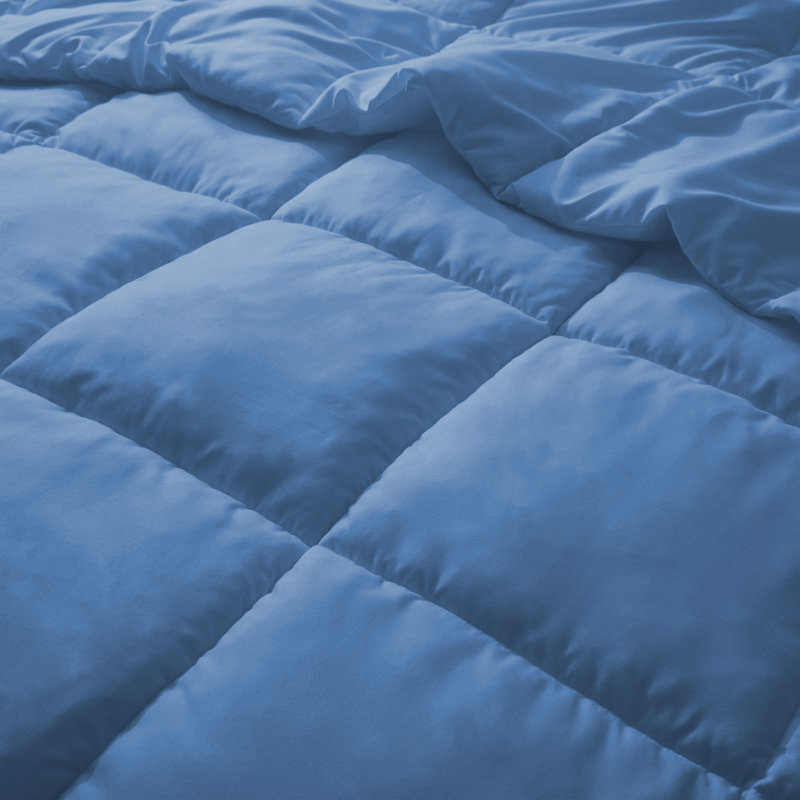 Twin Navy Down Alternative Microfiber Comforter Set