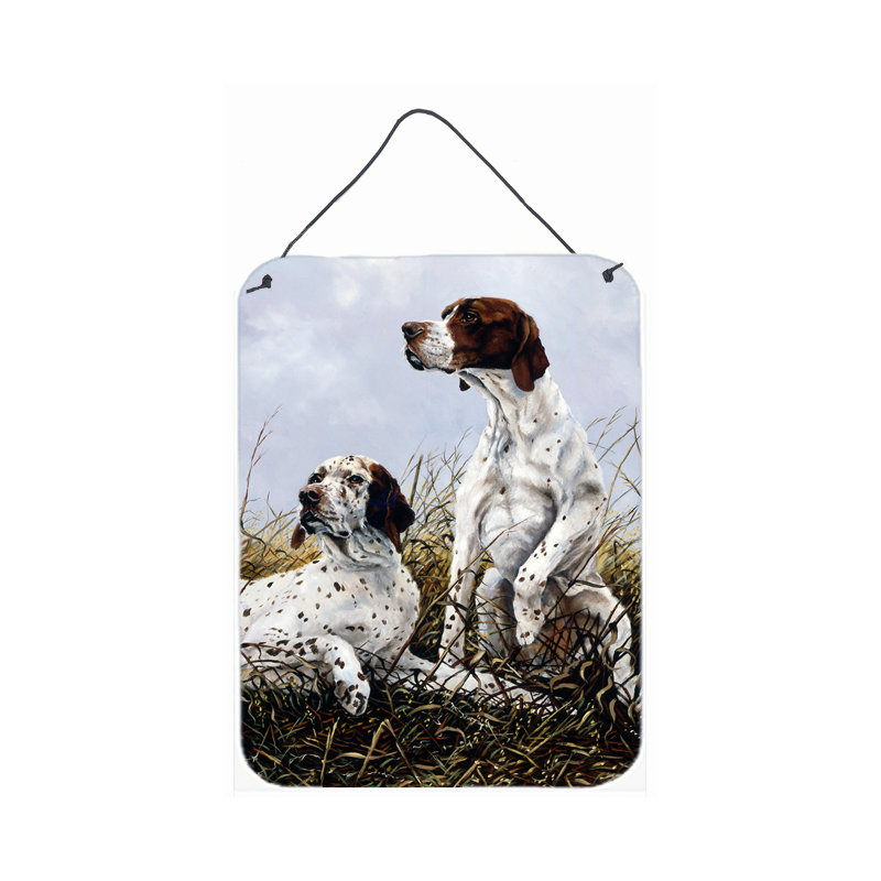 English Pointer by Michael Herring Painting Print Plaque, 16" H x 12" W
