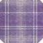 Tapis rond lavable à carreaux mauve et doré 8 pi