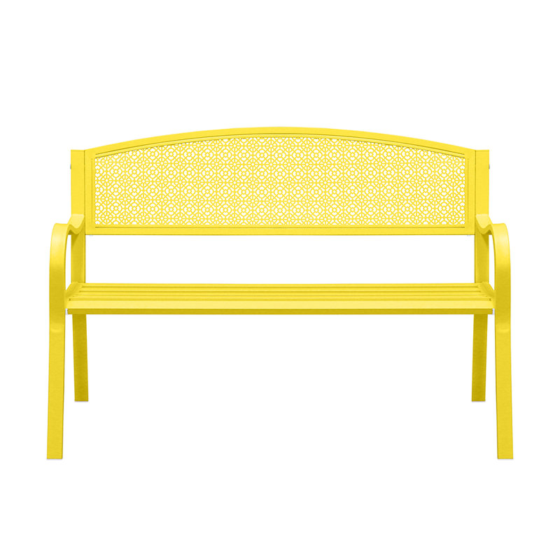  Banc de jardin extérieur, Jaune