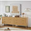 Commode 6 tiroirs en bois avec tiroirs ondulés - polyvalente pour la chambre à coucher, la chambre d'enfant, le salon et plus encore.