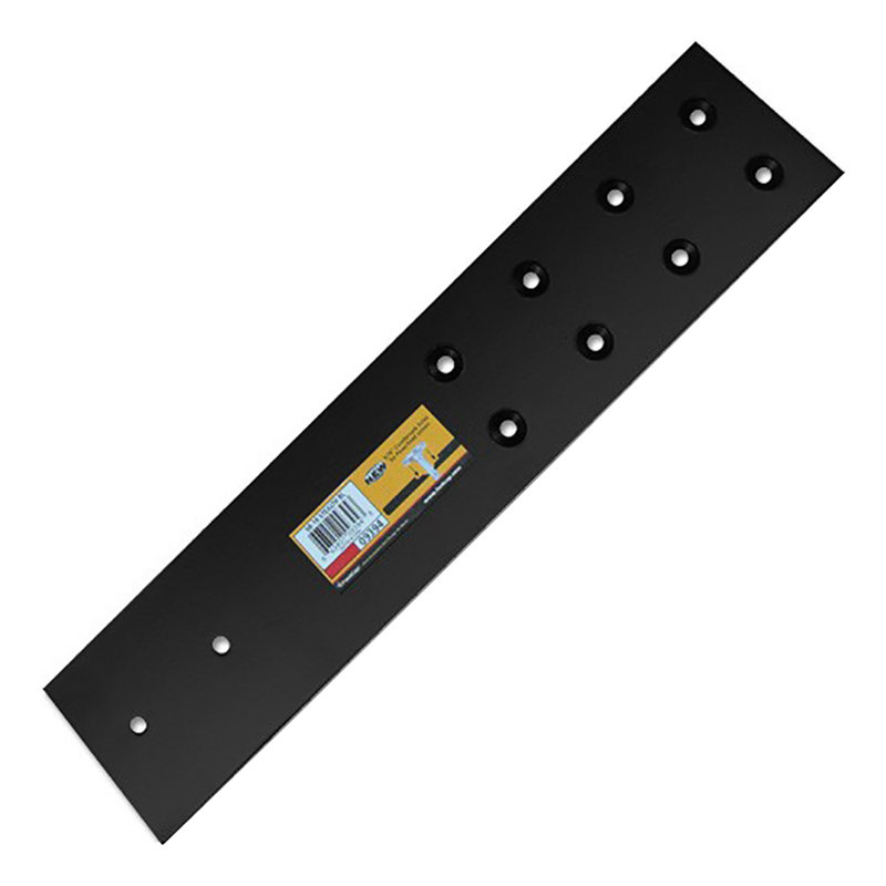 Support de comptoir robuste, Noir, H 0,25 po x l 3,5 po x P 16 po