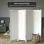 6 Ft. Tall Adjustable Shutter Room Divider White 3 Panel-1995893440-1995893444