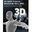 Fauteuil de massage 3D noir en similicuir noir avec enceinte Bluetooth et 24 coussins gonflables-380925047