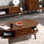 Ensemble de table basse et meuble télé rétro
