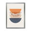 «Abstract Sun and Moon Geometrics in Blue and Orange», impression sur toile-59536537-59536541
