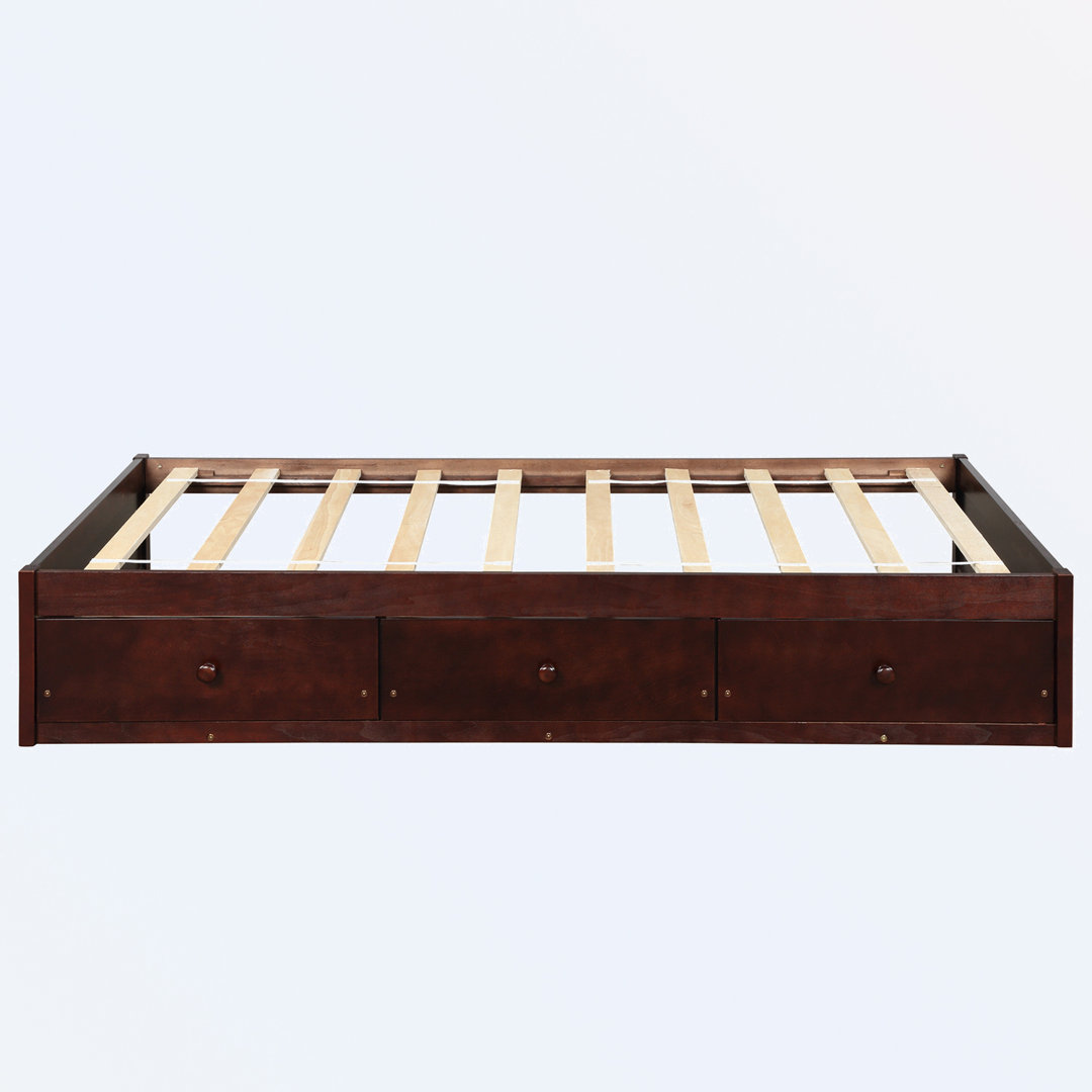 Kutsi 14.1" Solid Wood Platform Bed Red Barrel Studio® 