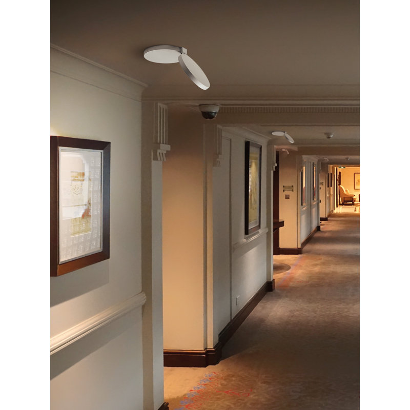 LED Armed Sconce, White