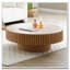 Table basse ronde avec piédestal robuste-990051730-990051740