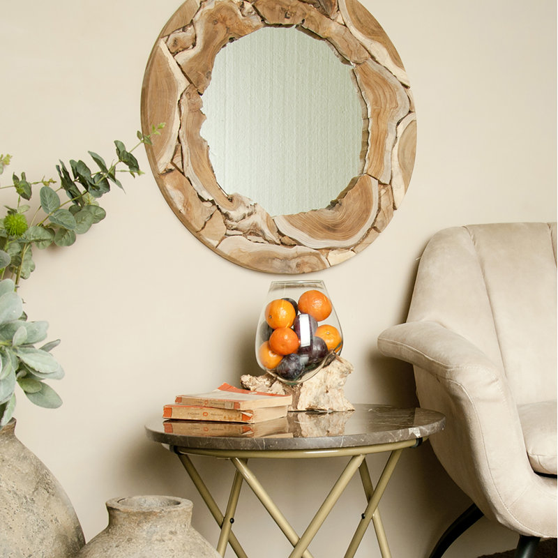 Buntin Solid Wood Flat Mirror