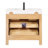 36 " W Freestanding Standard 1 Single Vanity Bathroom Vanity With Top-771256379