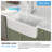 30"L x 20"W Ceramic Workstation Kitchen Sink Single Basin Farmhouse Apron Sink with Bottom Grid-125018727-125018728