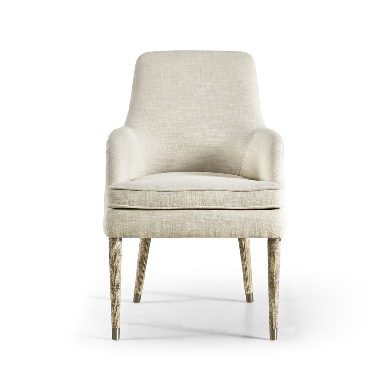 Chaise avec accoudoirs en tissu Shoal