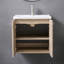 Meuble-lavabo mural simple 2 portes Kehaulani