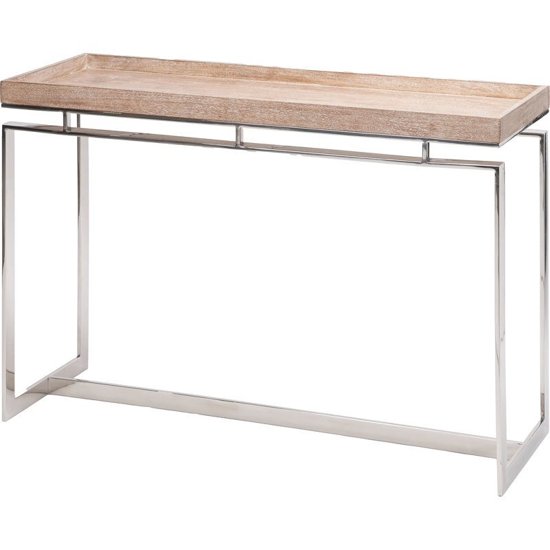 Wiechmann 115cm Solid Wood Top Console Table