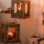Lanterne en bois Farmhouse