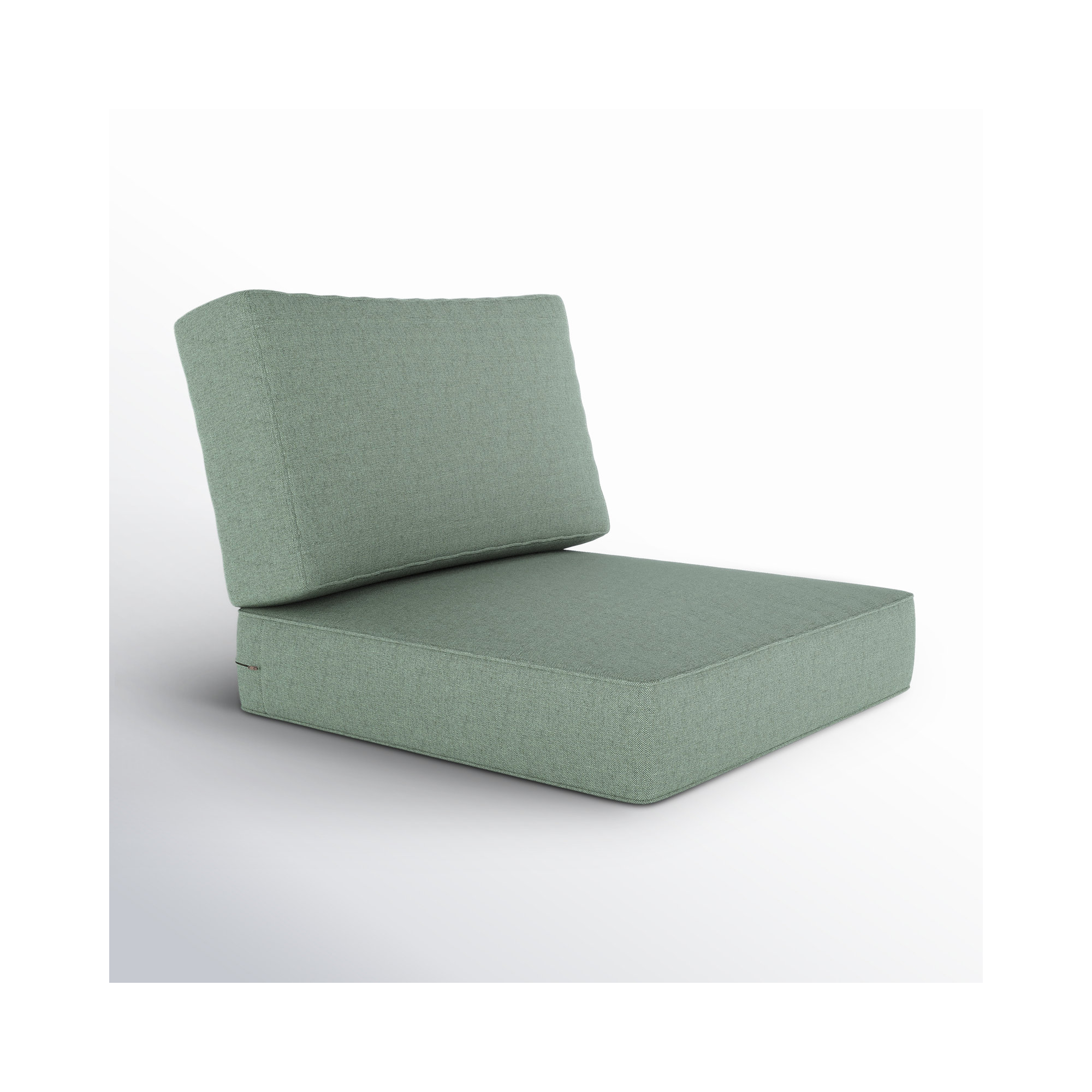 Outdoor Sunbrella Seat/Back Cushion, Canvas Spa Sunbrella® Canvas